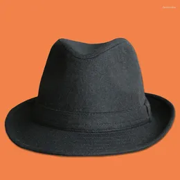 Berets Top Hat For Men Middle-aged And Elderly Thickened Hats Autumn Winter Woollen The