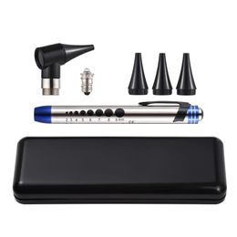 Other Health Beauty Items 2 in 1 Otoscope and Eyes Diagnostic Tool Kit with LED Light 4mm Replaceable Ear Tips Optical Otoscope Ears Diagnostic Supplies 231020