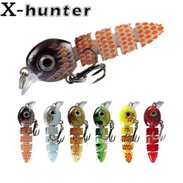 Baits Lures 55MM 45G Tadpole Singing Multi Jointed Swimbait Fishing For Pike Seaperch Bass Catfish Pesca In Lakes Ocean 231020