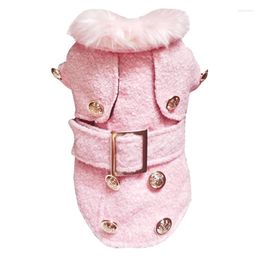 Dog Apparel Winter Warm Clothes Pet Woolen Coat Cute Sweater Cat Jacket Autumn Clothing Puppy