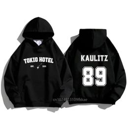 Men's Hoodies Sweatshirts Tokio el Unisex Cotton Hoodie Kaulitz Fashion Fleece Luxury Hooded Sweatshirt Plain Winter Autumn Print Men Women Pullover 231020