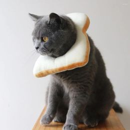 Dog Apparel Bread Shape Headgear Cotton Cat Headdress Funny Pet Costume For Home Puppy Supplies (XS Size)