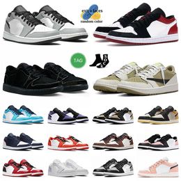 1s low Golf Olive Jumpman 1 Fierce Pink Basketball Shoes Ts Sail Black Phantom Carbon Fiber Voodoo zion Count Purple Fragment Toe Mocha Brown Tenis Sneakers J1 trainer