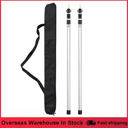 Outdoor Gadgets Telescoping Tarp Poles 300cm Camping Tent Poles Portable Lightweight Aluminium Tent Poles for Awnings Canopy Rain Fly Shelter 231021