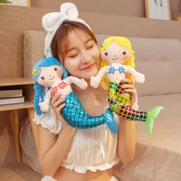 Plush Dolls 30cm Cartoon Mermaid Doll Toy Children Adults Comfort Mini Cute Pillow Baby Stuffed Toys Girls Birthday Gifts 231020