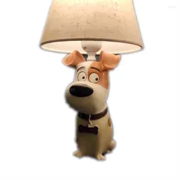 Table Lamps Cartoon Puppy Boy Birthday Gift Kids Room Cute Dog LED Baby Bedroom Bedside Study Desk Lights Decor Fixtures