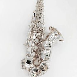 Silver 901 professional bending soprano saxophone B flat Japanese structure craft jazz instrument high quality timbre 00