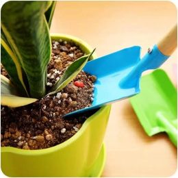 Wholesale Mini Gardening Shovel Colorful Metal Small Shovel Garden Spade Hardware Tools Digging Kids Spade Tool