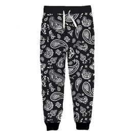 Men's Pants Bandana Pattern 3D Print Causal Clothing Fashion Men Women Tracksuits Crewneck Hip Hop Pants Plus Size S-7XL Streetwear Men 231021