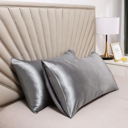 Pillow Case Pillowcase 100% Silk Pillow Cover Silky Satin Hair Beauty Pillow case Comfortable Pillow Case Home Decor wholesale 231021
