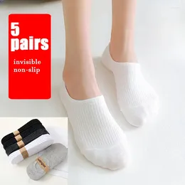 Men's Socks Men Women Fashion Happy Boat Summer Autumn Non-slip Silicone Invisible Cotton Male Ankle Sock Slippers