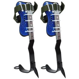 Climbing Harnesses Tree Climbing Gear Adjustable Shoes Tool Sturdy Harness Kit Device Palm Spikes Forclimber Climb 231021