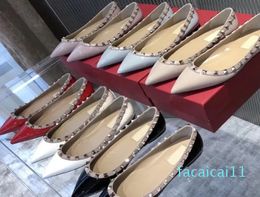 Designer Flat Shoes Brand Women's Formal Shoes Summer Pointed Women's Fashion Sexy Women's Wedding Banquet Large