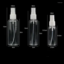 Storage Bottles 20pcs/lot 30/60/100ml Transparent Split Bottle Portable Clear Dispenser Hydrating Beauty Press Small Plastic Spray