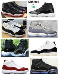 Real Carbon Fiber Männer Basketballschuhe Bred Cherry Cool Grey Concord Space Jam DMP Jubilee Cap And Gown Gym Red Neapolitan Velvet Midnight Navy Sneakers von bester Qualität