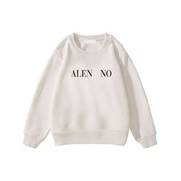 Hoodie Designer for Kids Girl Long Sleeve Sweatshirts V Boy Sweatshirt Children Autumn Clothes Kid White Hoodies Letters Tops CYD23102104