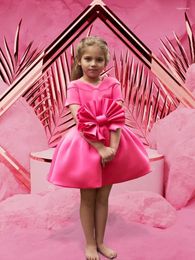 Girl Dresses Beautiful In Dress Christmas Short Sleeve Luxury Autumn Winter Holiday Children Clothing Kid Party Costume Baby Clothes