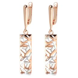 10A Fashion For Women Vintage Square pendant Stainless Steel Women Lady Hoop Earrings Designer Upgraded version Backs Earrings Luxury Female Crystal Charm Clip