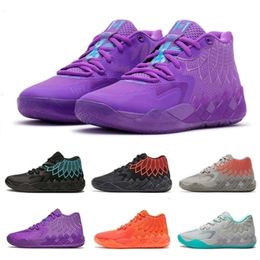 with Shoe Box Lamelo 2022 Ball 1 Mb01 Basketball Shoes Sneaker Black Blast Lo Ufo Not From Here Queen Rick and Rock Ridge Mens Trainers Sports Sne