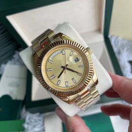 With Original Box Luxury Watch Diamond president watches Date just Automatic Mechanical 2813 Movement Wristwatch 41mm 904L Steel Strap Waterproof Gif