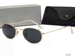 Fashion Round Sunglasses Design Uv400 Eyewear Metal Gold Frame Sun Glasses Men Women Mirror Pol Cix Raies Ban Oakleies1029377