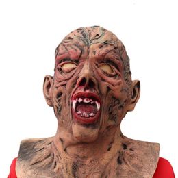 Halloween Hood Horror Japanese Terror Secret Room Escape Props Halloween Zombie Mask Zombie Script Haunted House Decoration Headgear NPC