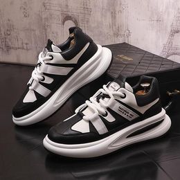 Men Shoes Autumn Comfortable Low-top Board Shoes Fashion Casual Shoes Round Head Matching Color Trend Youth Sneakers 10A54