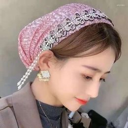 Ethnic Clothing Women's Turban Cap Embroidery Muslim Headscarf Bonnet Ready To Wear Hijabs Femme Head Wraps Islamic Inner