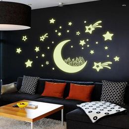 Wall Stickers Luminous Children's For Kids Room Decoration Bedroom Dormitory Decor PVC Decals Creative Murals