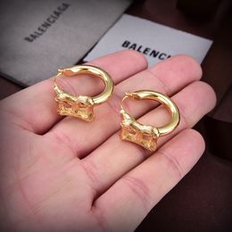 New Design B-Letter hoops WOMEN'S EARRINGS IN Gold silver Designer Jewellery BBee10288