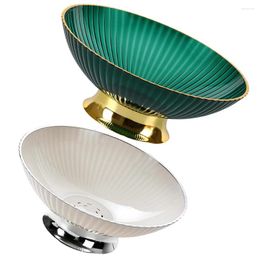 Dinnerware Sets 2 Pcs Drain Tray Fruits Board Plate Tea Cup Pp Toiletries Container Storage Home