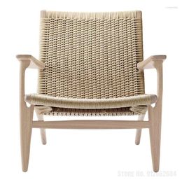 Camp Furniture Nordic Rattan Homestay Single Sofa Chair Living Room Dormitory Lazy Back Chairs Outdoor Balcony Garden Leisure Sofas