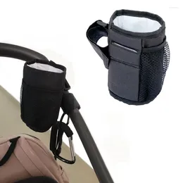 Stroller Parts Baby Universal Cup Organizer Bag Mesh Carriage Pram Bottle Holder Accessories