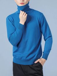 Mens Sweaters Men Cashmere Sweater Autumn Winter Soft Warm Jersey Jumper Pull Homme Hiver Pullover turtleneck Knitted 231021