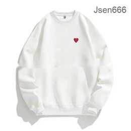 Comme Hoodie Mens Hoodies Sweatshirts Mens Hoodies Cdgs Sweatshirts Designer Play Letter Embroidery Long Sleeve Pullover Women Red Heart Cdgs Hoodie 4EK8