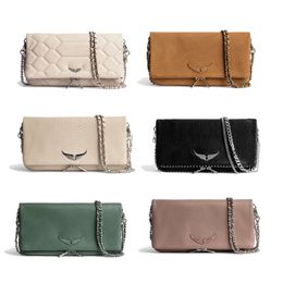 Pochette Rock Swing Your Wings Zadig Voltaire bag womens tote handbag Shoulder Designer man Genuine Leather wing chain Luxury fashion clutch flap Cross body bagsk