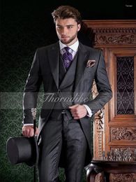 Men's Suits Thorndike Italian Tailcoat Design Men For Wedding Prom Jacket Pants Vest Elegant Terno Suit