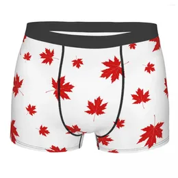 Underpants Men's Red Autumn Underwear Sexy Boxer Briefs Shorts Panties Homme Mid Waist S-XXL