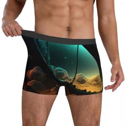Underpants Desert Glow Underwear Cactus Print Men Panties Printed Comfortable Trunk Boxer Brief Large Size