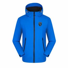 San Jose Earthquakes Men leisure Jacket Outdoor mountaineering jackets Waterproof warm spring outing Jackets For sports Men Women Casual Hiking jacket