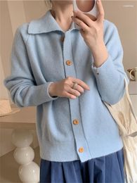 Women's Knits Women's Winter Women Sweater Knitted Cardigan Oversize Girls Woman Cashmere Pullover Tops Long Sleeve Maxi Vintage Y2k