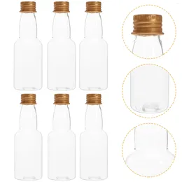 Take Out Containers 25 Pcs Water Bottle Transparent Juice Travel Clear Glass Bottles Ginger Ss Plastic