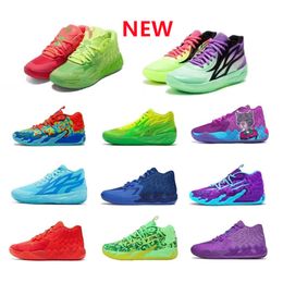 2023 womens Lamelo Ball Mb 02 Basketball Shoes MB03 Youth Kids Boys Girls Guttermelo Blue Purple Jade Green Slime Pink Black Red Halloween Sneakers Tennis