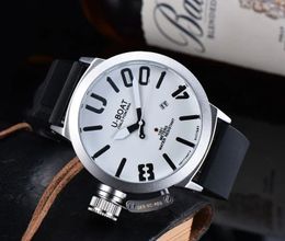 U Big Boat Wrist Watches 2023 Three Stitches White Case Mens Watch Sports Classic 50Mm Quartz Watches Top Luxury Brand Clock 039 7935