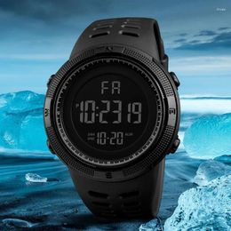 Wristwatches Drop Men's Digital Electronic Watch Sports Glow 49mm Large Dial Student Outdoor Adventure Trend Multifunctional Watches