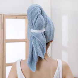 Towel Hair Drying Super Soft Extra Wrap Highly Absorbent Anti-frizz Fast Elastic Band For Easy Use Thick