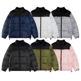 Azfy Parkas Down Puffer Jacket Mens Designer Parka Women Couple Clothing Windbreaker Waterproof Casual Thick Pink Blue Black Simple Winter Coat H35c