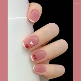 False Nails Korean Sweet Wearing Butterfly Nail Patch Halo Dye Exquisite And Simple Full Stick Durable