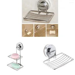 Liquid Soap Dispenser Draining Bathroom Shower Accessory Home Tool Storage Rack Box Dish Holder Strong Suction