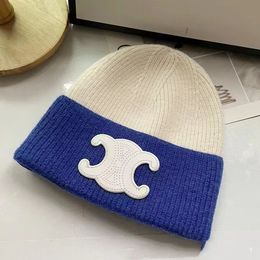 warm winter hat Knitted Cap Beanie Hat Classic Designer Womens Rabbit Hair Fashion Official Website Synchronised Man and Woman